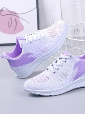 Womens Running Trainers Ladies Sneakers Slip On Walking Gym Comfy Sport Shoes